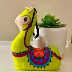 Colorful Llama Plush Bag Charm/ Keychain NEW!